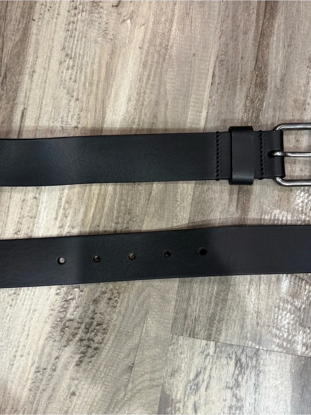Diesel 100% Cow leather Made In Italy Black Belt Mens 85CM SZ 32